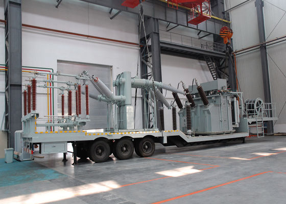 35kV 및 10kV 출력 구성 이동 트랜스포머 서브 스테이션 높은 이동성 50dB 소음 수준